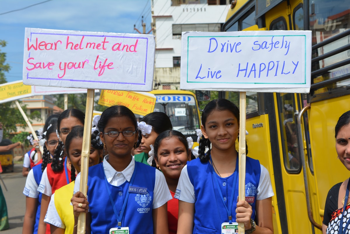Wear Helmet - Drive Safely